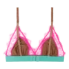 Bralette Love Lace marron/rose/turquoise – Image 5