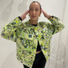 Veste en jacquard vert