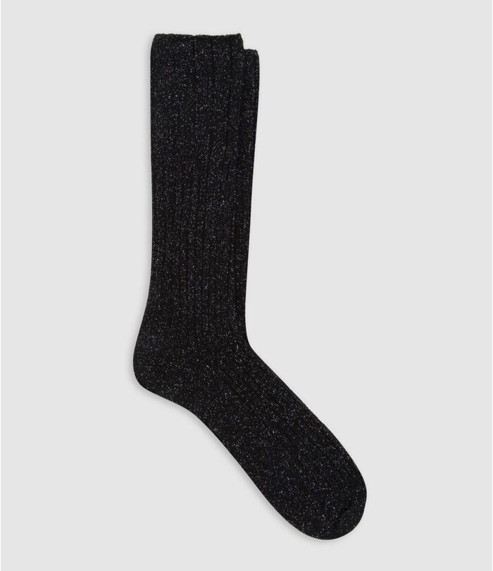 Chaussettes Barcellona noir paillette
