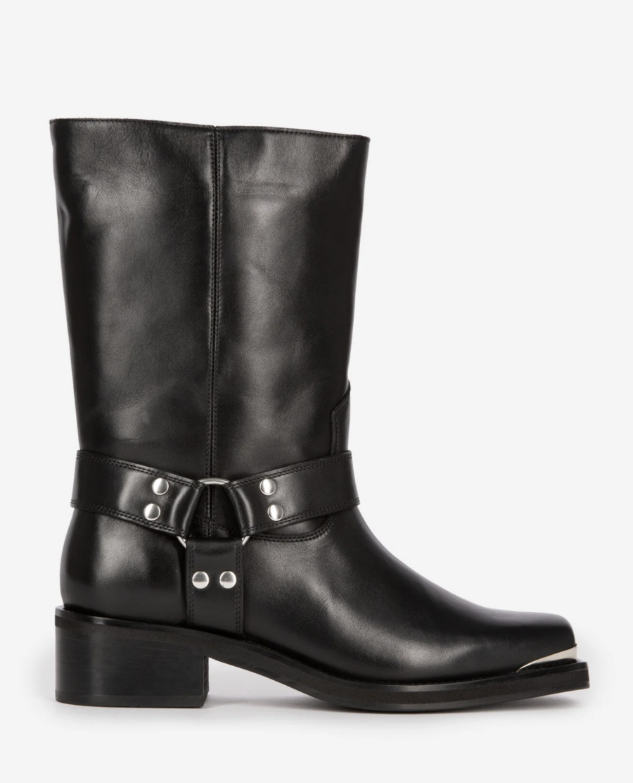 BOTTES MI - HAUTES EN CUIR