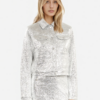 BLOUSON EFFET SILVER