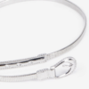 CEINTURE FINE EN MÉTALLERIE ARGENTÉE – Image 3