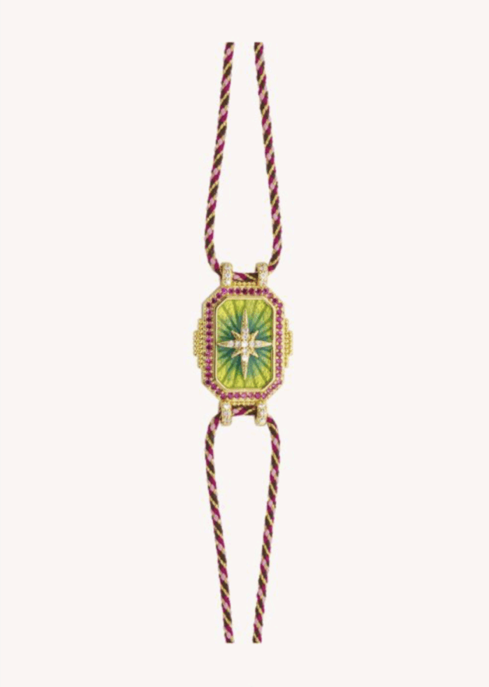 Bracelet Green Diwali Boheme or