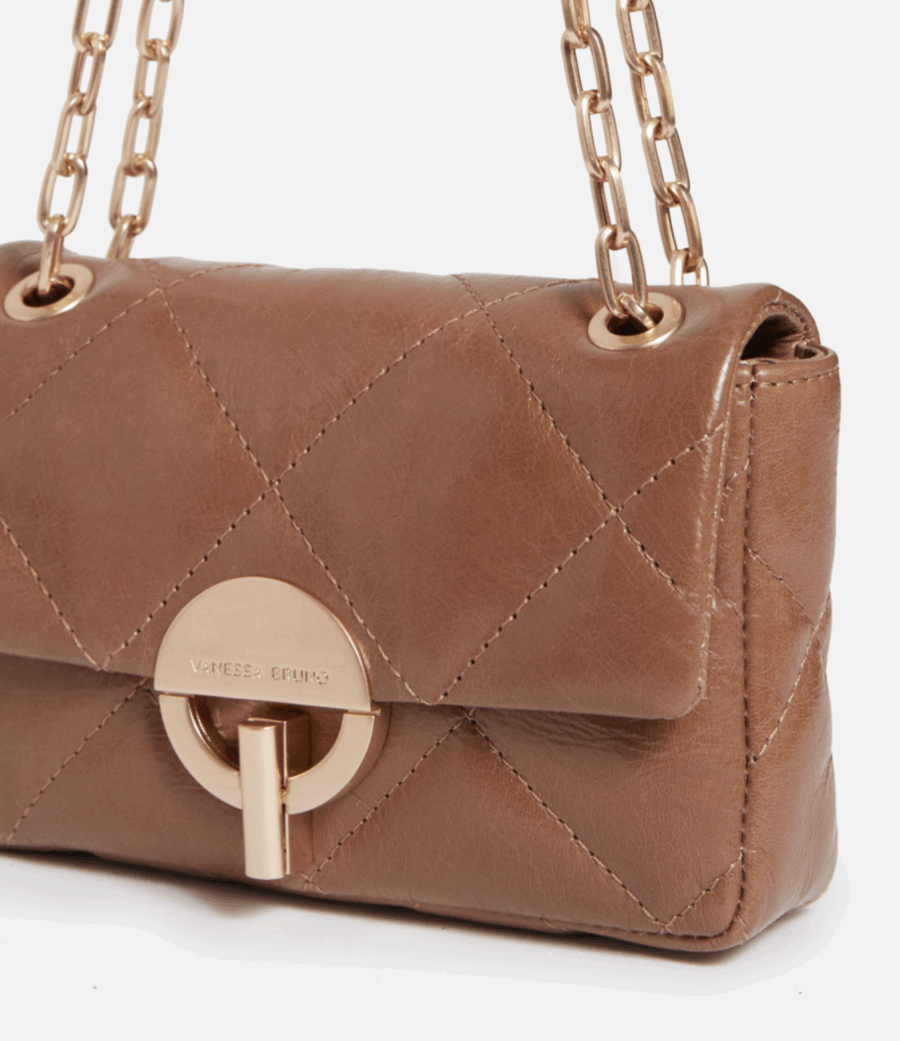 SAC NANO MOON EN CUIR MARRON GLACE – Image 4