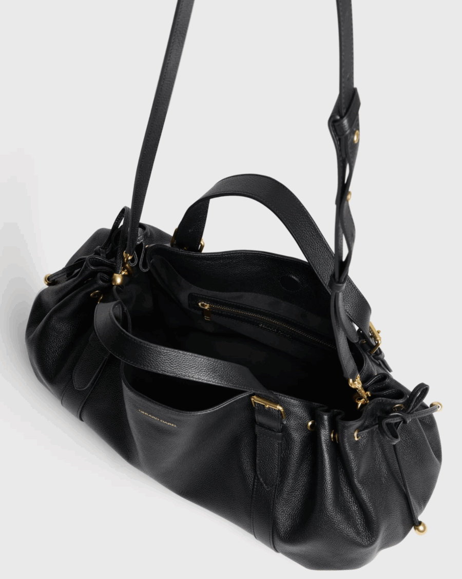 Sac Premium Le 24H en Cuir Noir – Image 3
