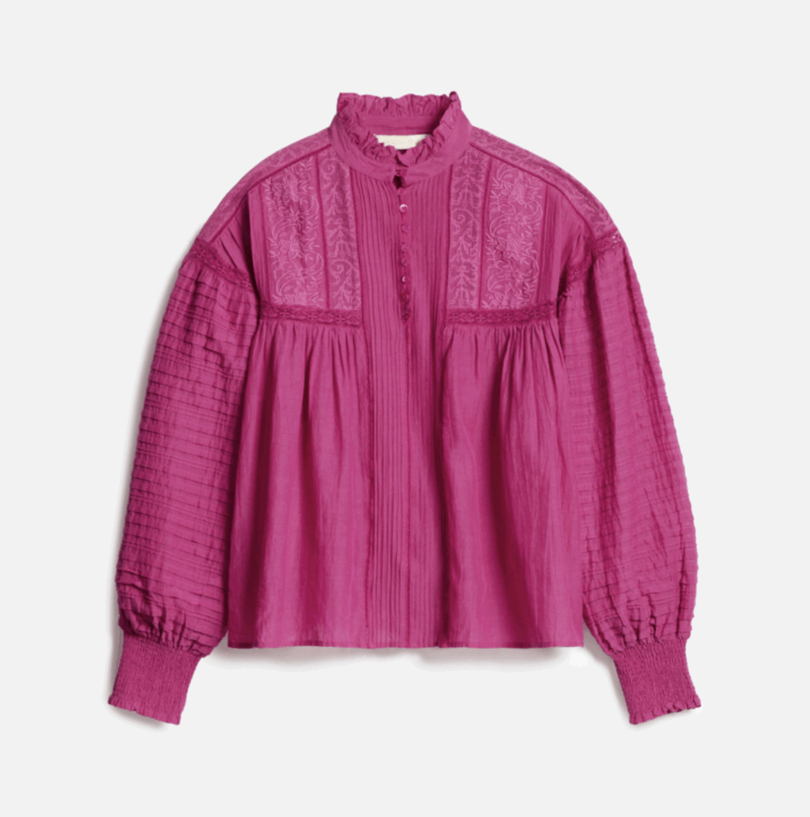 BLOUSE DAHLIA GRENADE – Image 4