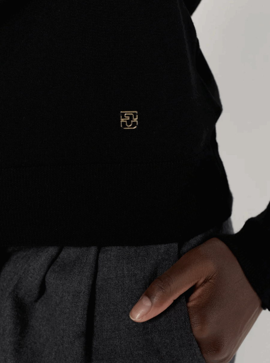 Gilet pull noir – Image 3