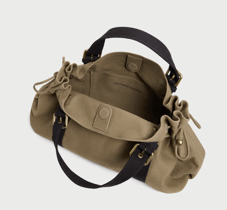 Sac GD Canvas 24H en toile Kaki/Noir – Image 4