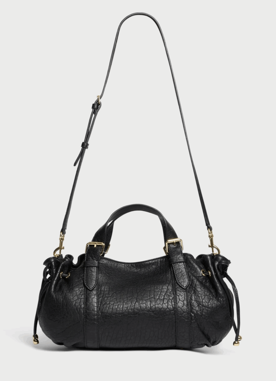 Sac Bubble 18H en Cuir Bubble Noir – Image 4