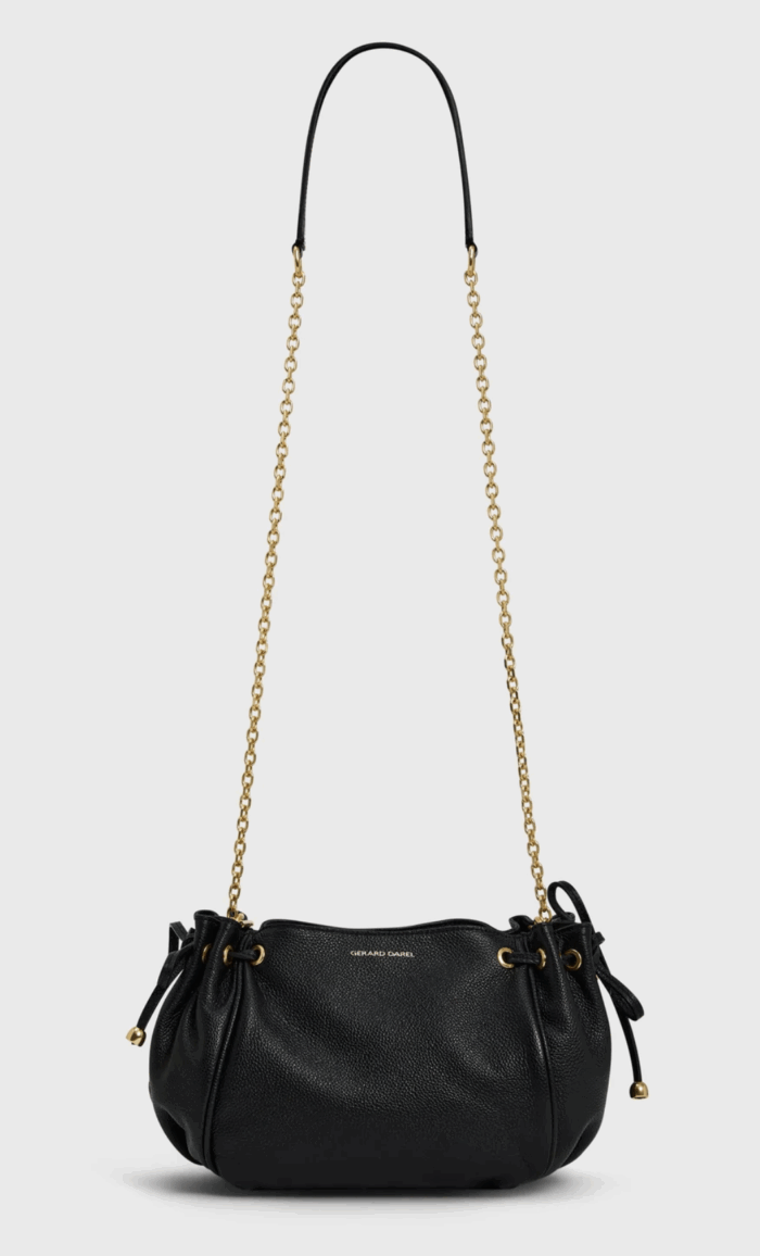 Sac Premium Le Mini 24 en Cuir Noir
