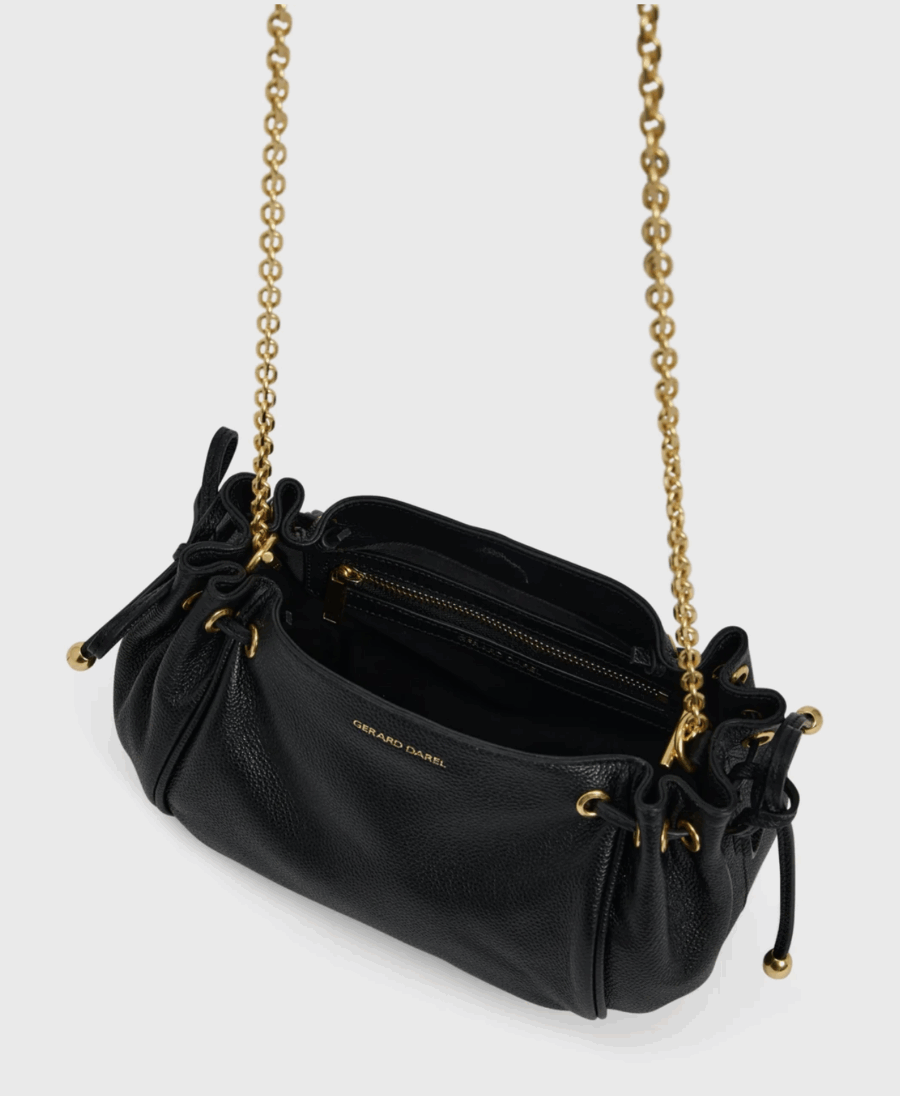 Sac Premium Le Mini 24 en Cuir Noir – Image 4