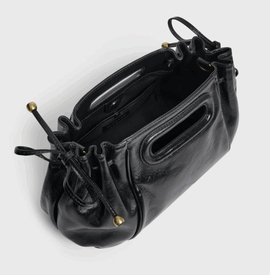 Sac Premium Mini Dany en Cuir Noir – Image 3