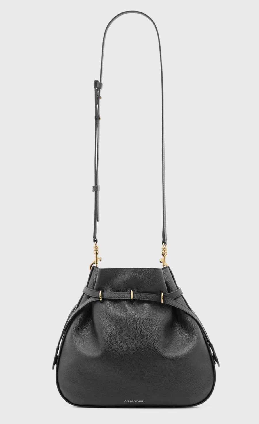Sac Premium Le Romy en cuir de vachette noir