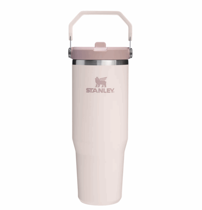 The Iceflow Flip straw 2.0 rose quartz