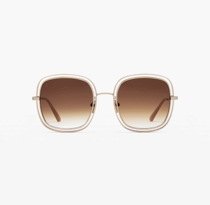 Lunette de soleil LA EMA beige