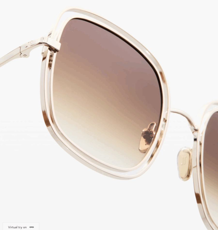 Lunette de soleil LA EMA beige – Image 2