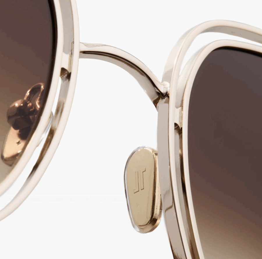 Lunette de soleil LA EMA beige – Image 5