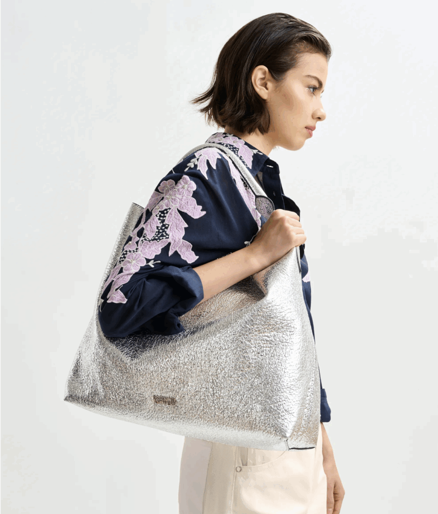 Sac Cabas Argenté – Image 6