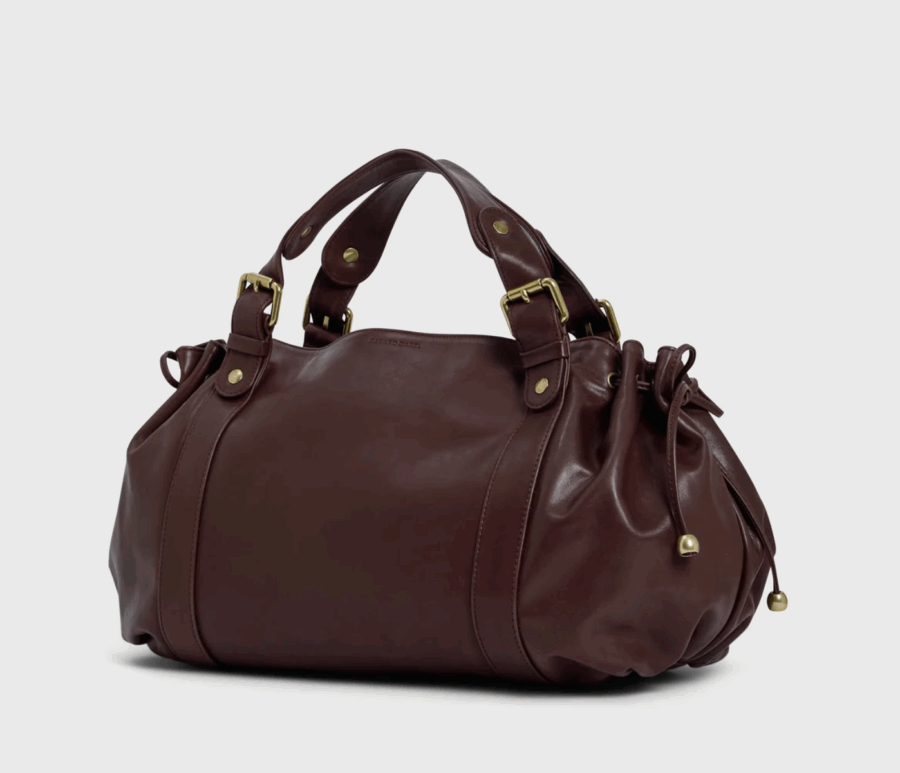 Sac à main en Cuir 24H Bordeaux – Image 3