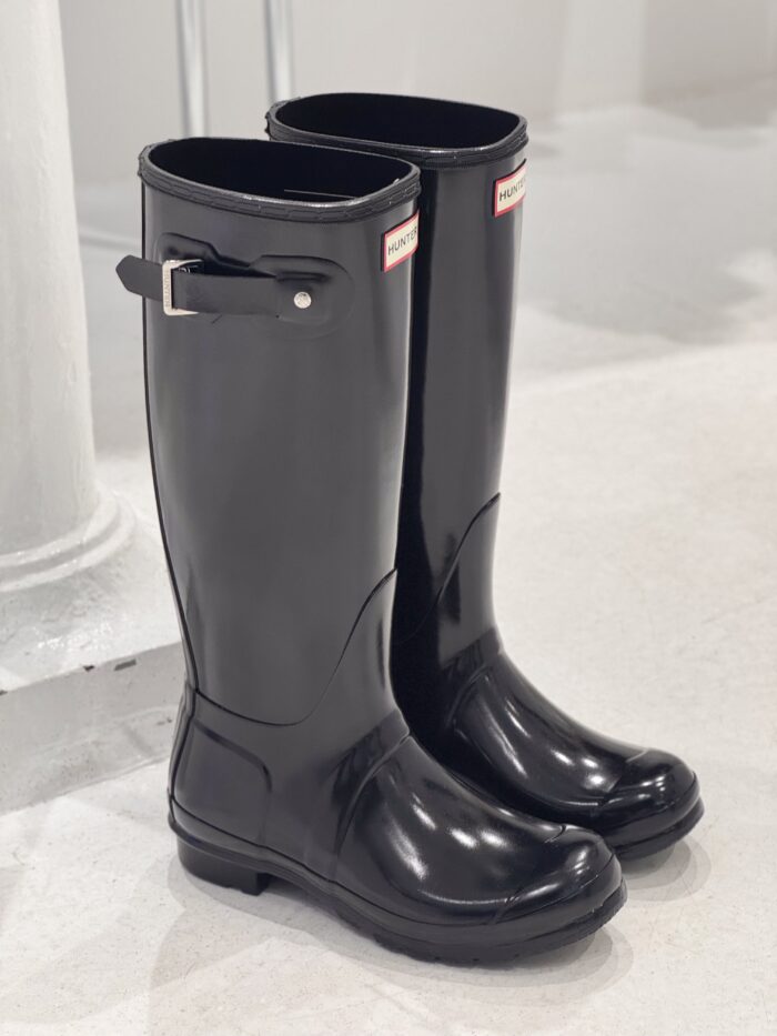 Bottes Hautes En Caoutchouc Original Brillantes
