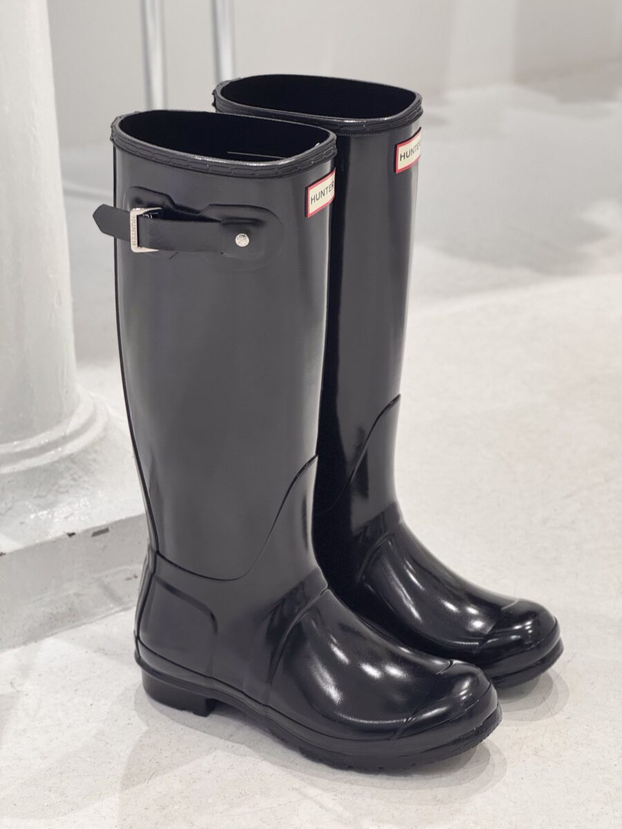 Bottes Hautes En Caoutchouc Original Brillantes