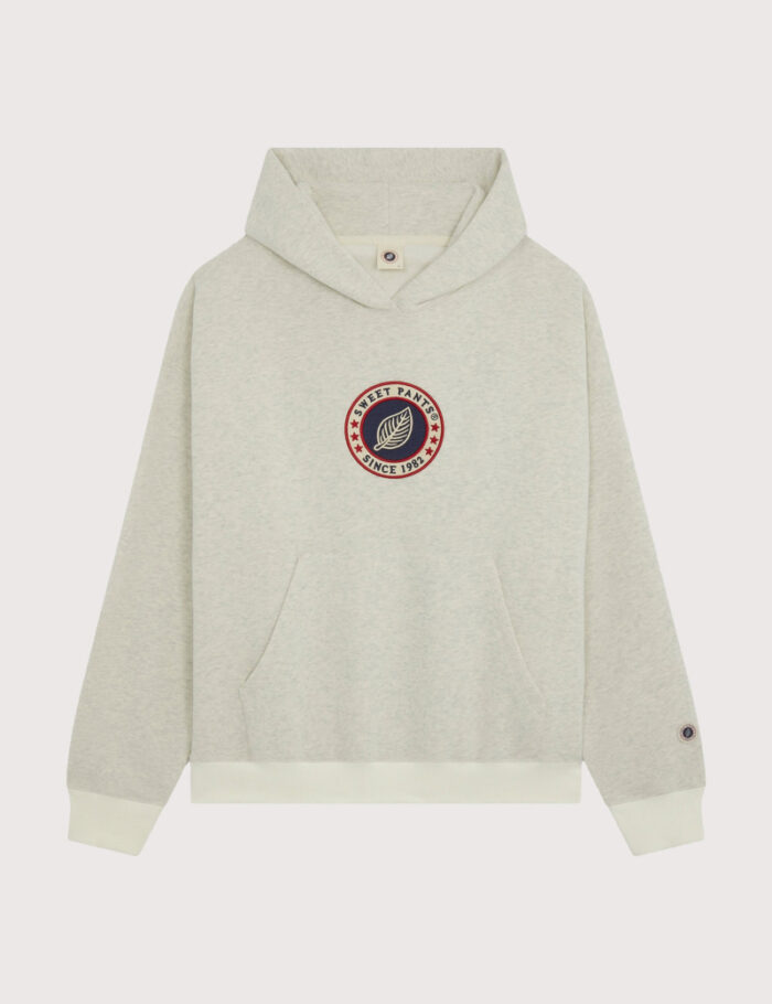 Sweat capuche gris