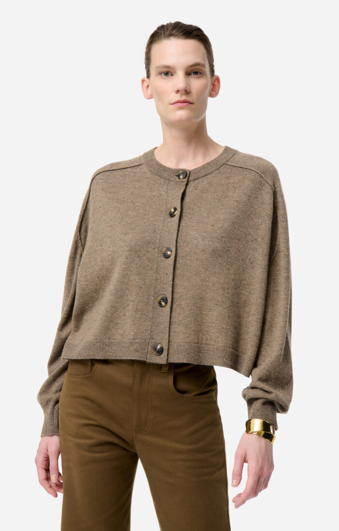 DOUVE CARDIGAN TAUPE