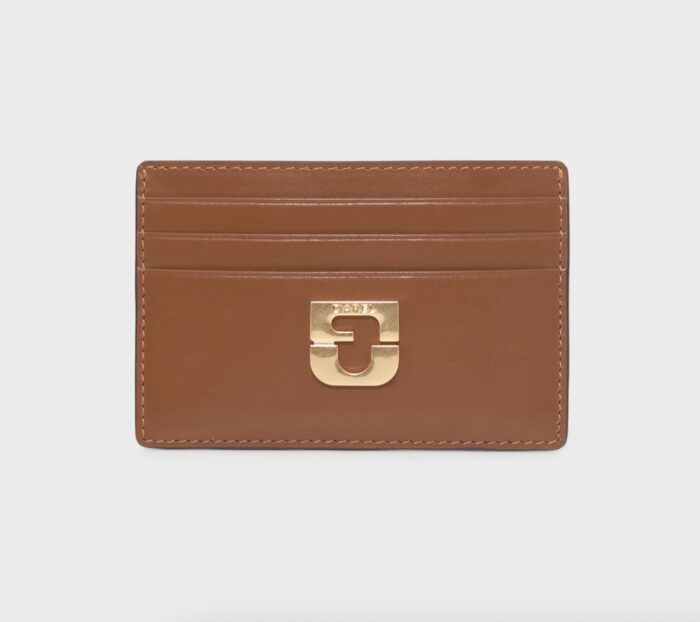 Porte Cartes en Cuir Cognac