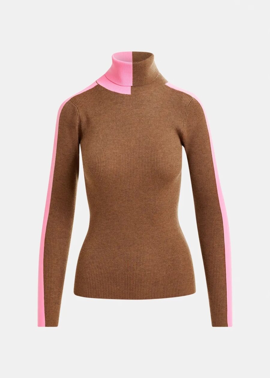 Pullover IFFORT bicolor fitted rose – Image 4