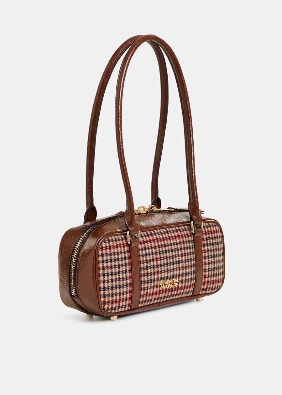 Sac baguette à carreau – Image 4