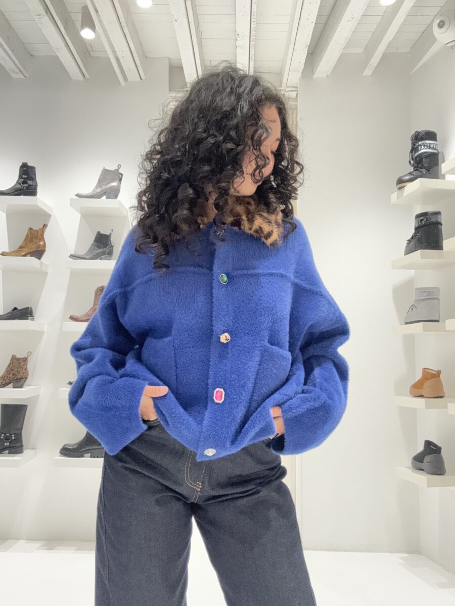 Cardigan Intention jacket bleu – Image 2
