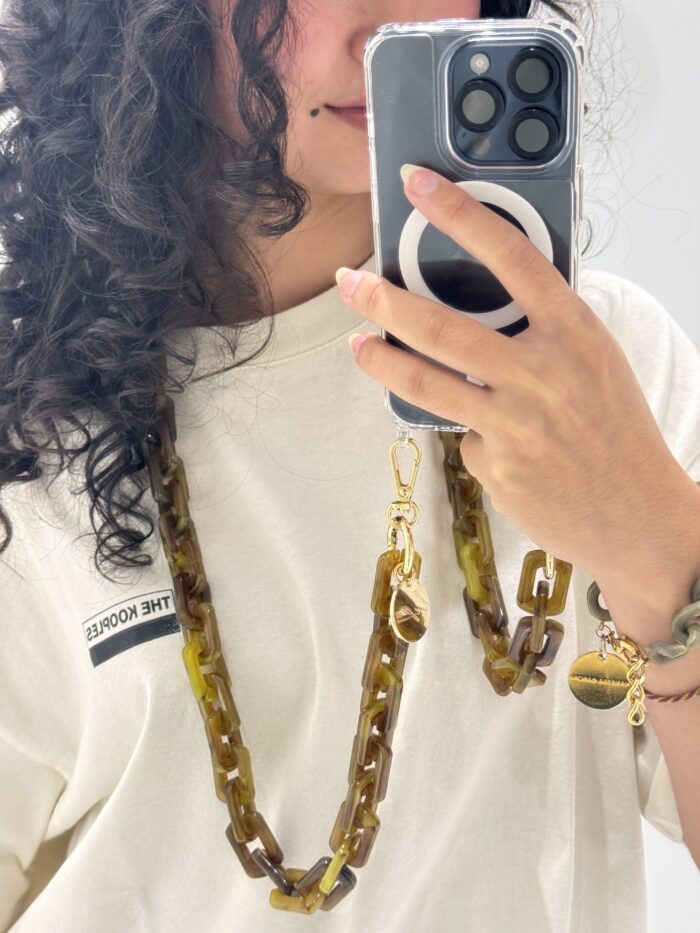 EMMY écaille kaki - 120 cm