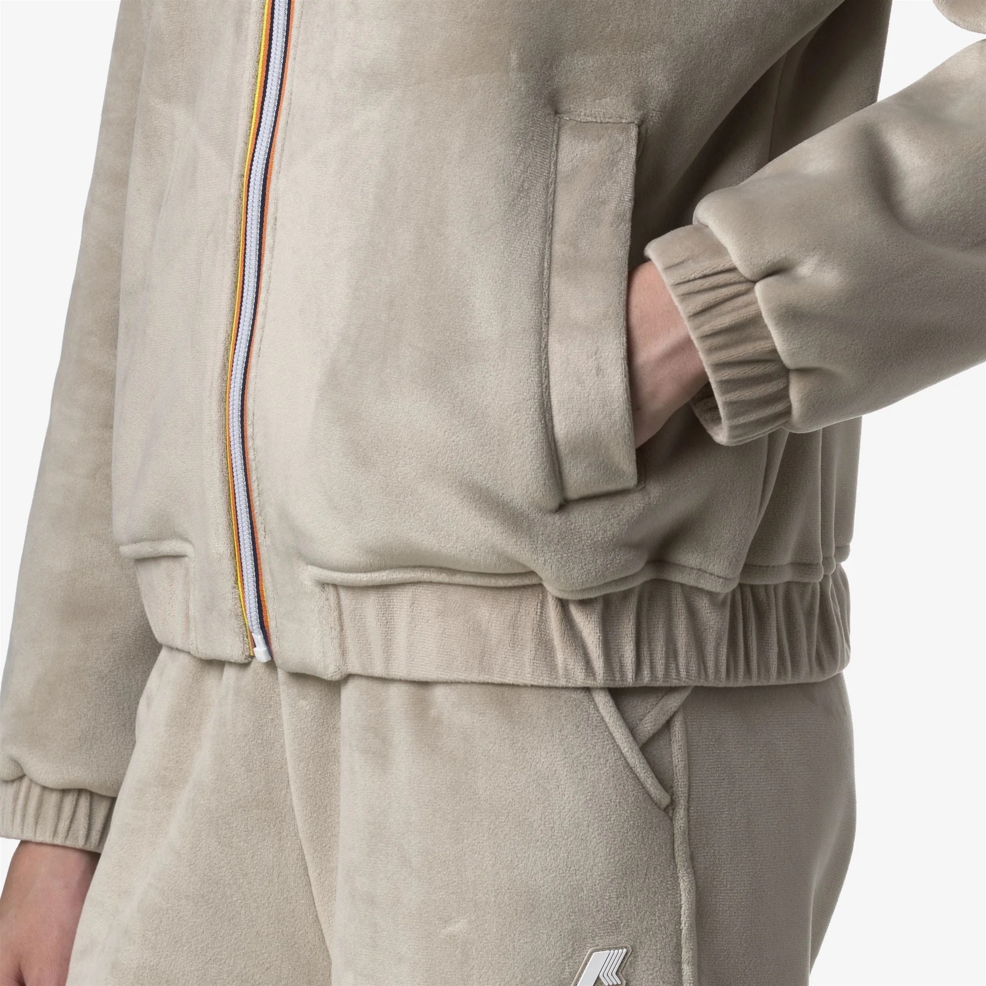 Veste Viviette Velour Beige Cashmere – Image 4
