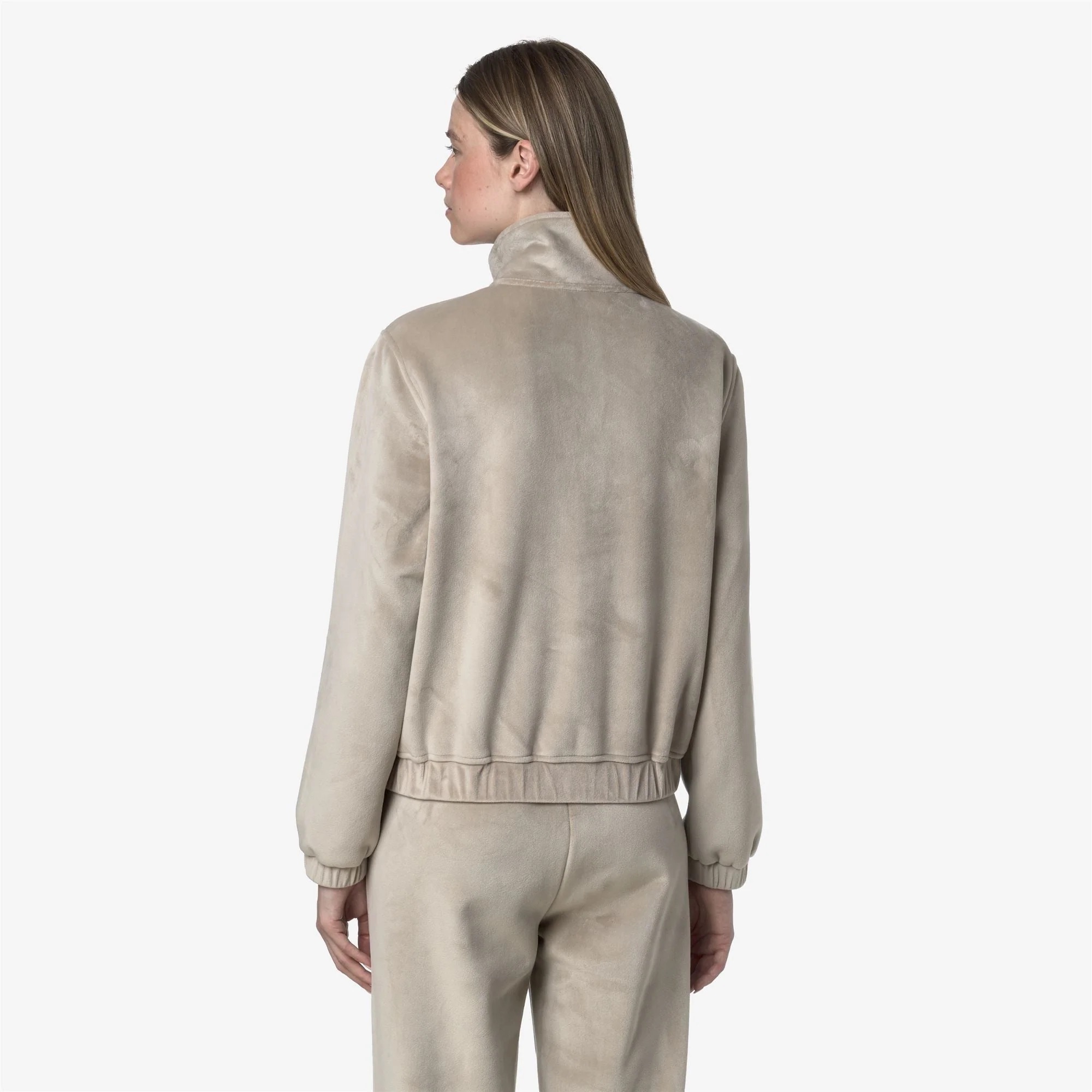 Veste Viviette Velour Beige Cashmere – Image 3