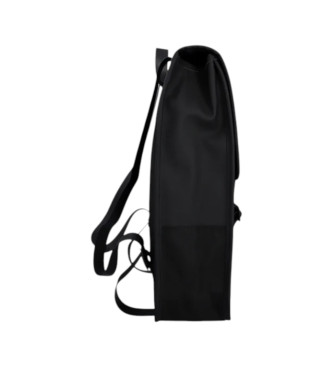 Sac à dos en caoutchouc noir – Image 4